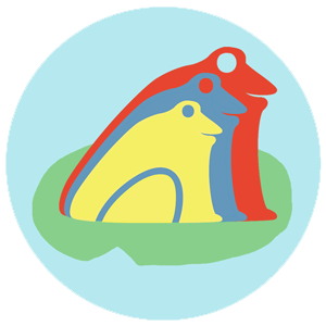 Three Merry Frogs Logo