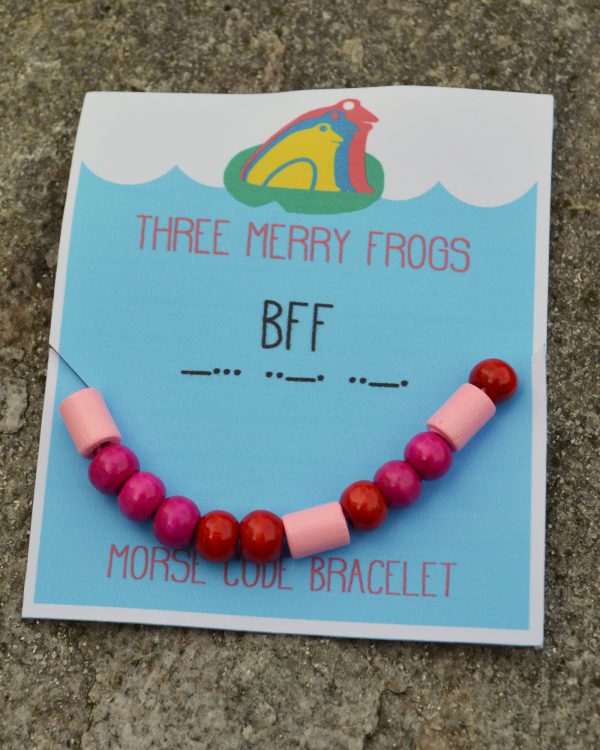 bff morse code bracelet