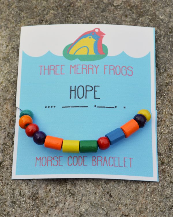 hope morse code bracelet