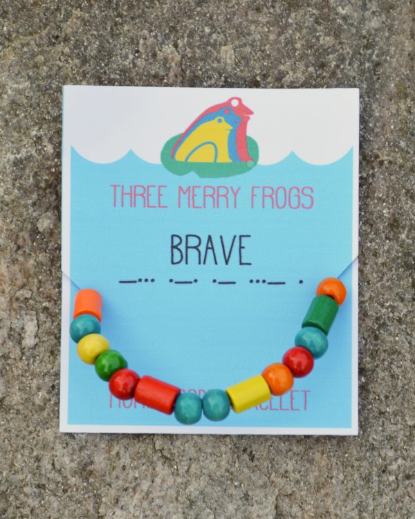 brave morse code bracelet