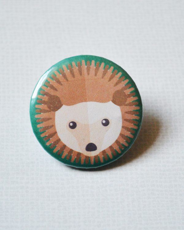 hedgehog badge