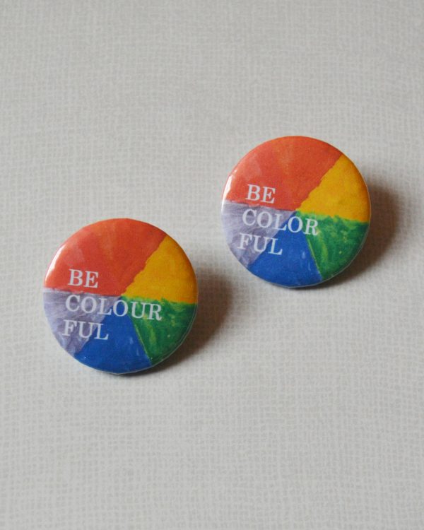 be colourful badge